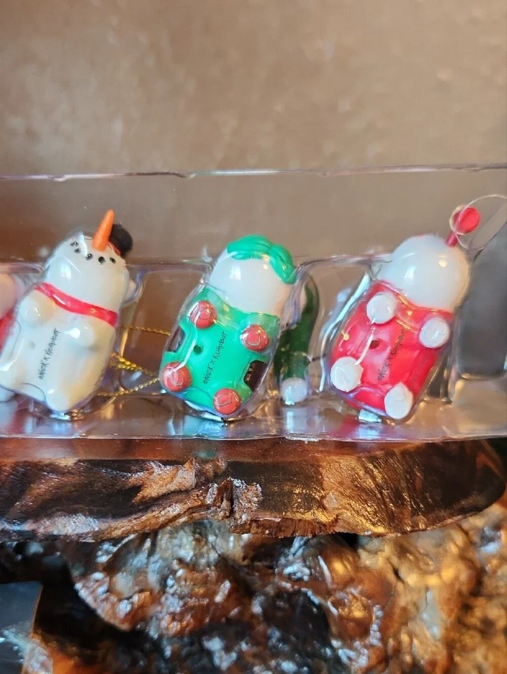 Kidrobot Happy Labbit Holiday Ornament Set - New Open Box